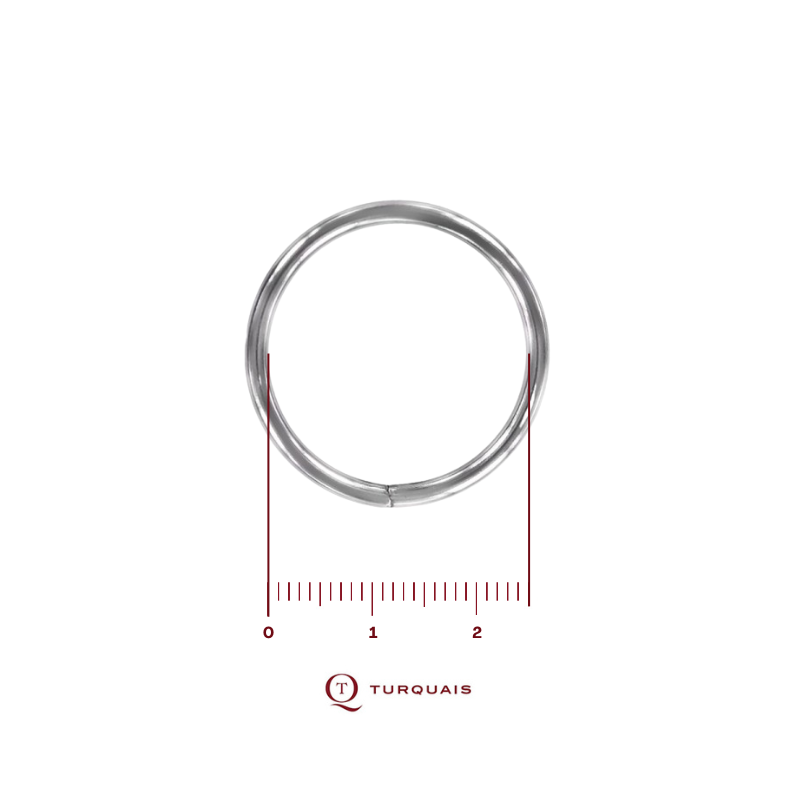 Anneau soudé 25 Fil 3.4...