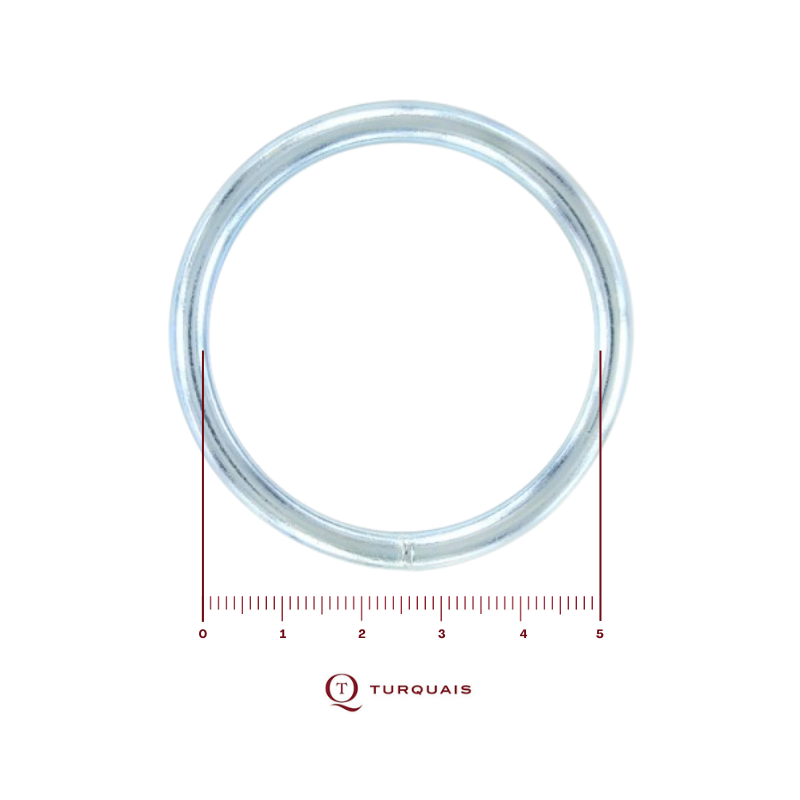 Anneau soudé 50 Fil 4.4 Zingué