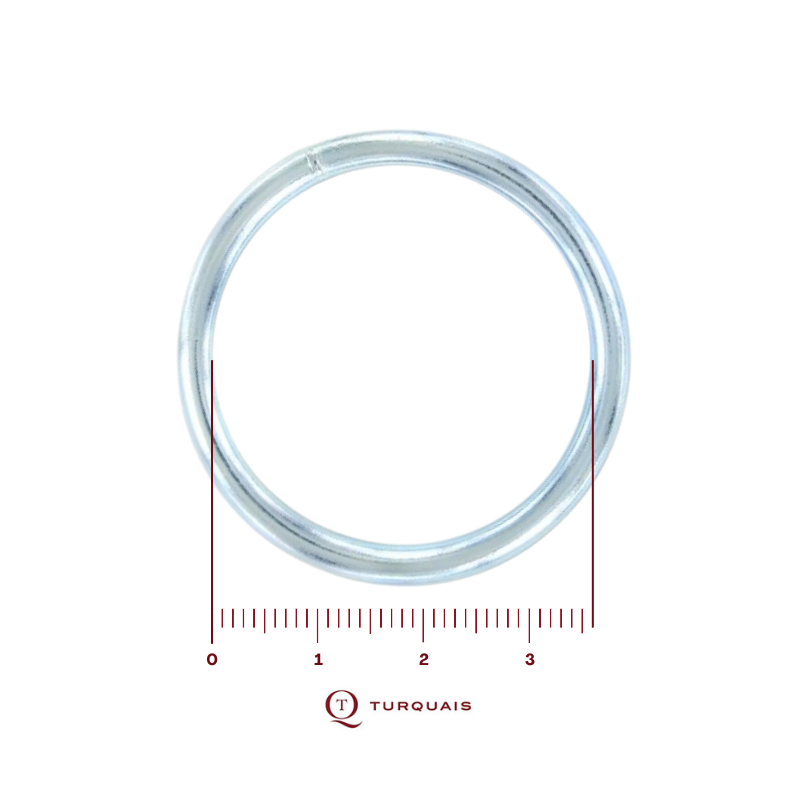 Anneau soudé 36 Fil 4.9 Zingué