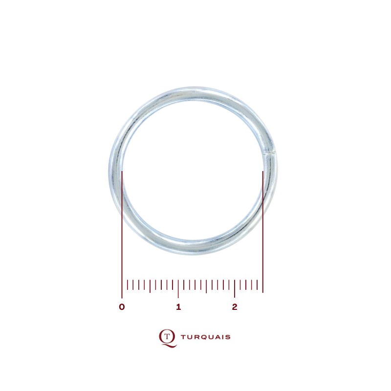 Anneau soudé 25 Fil 4.4 Zingué