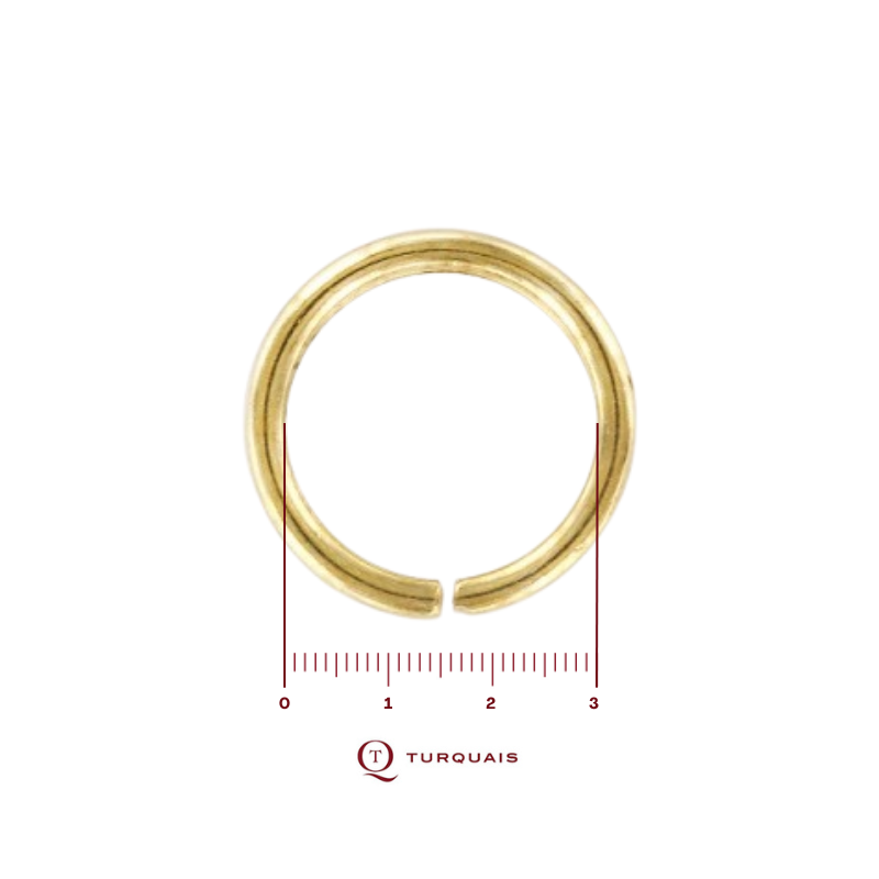 Anneau non soudé 30 Fil 4.9...