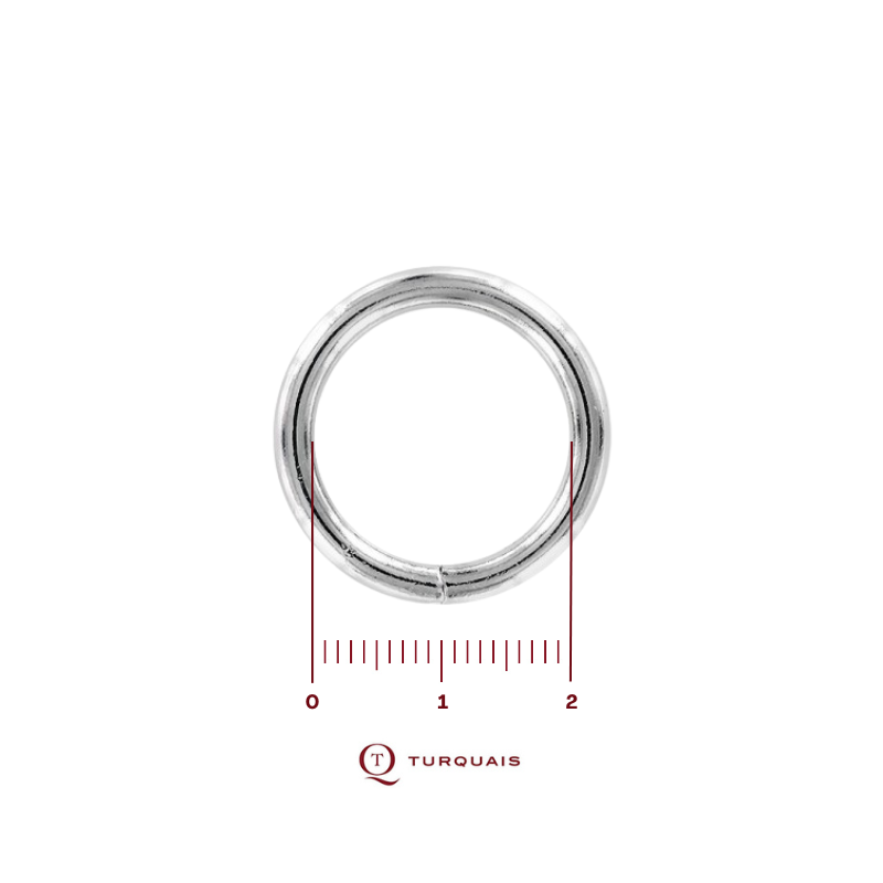 Anneau soudé 20 Fil 3.4...