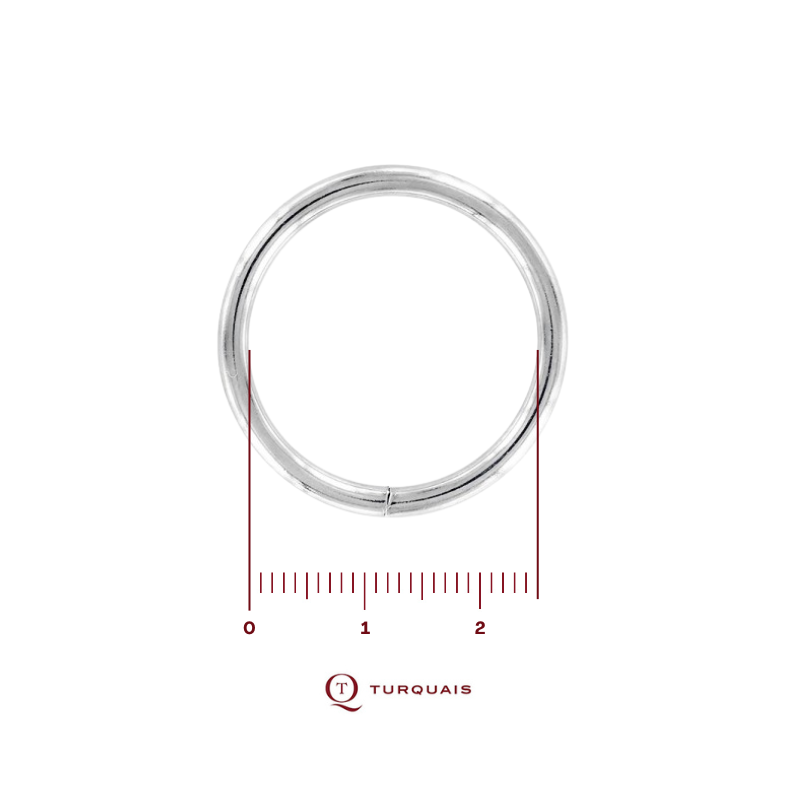 Anneau soudé 25 Fil 2.7...